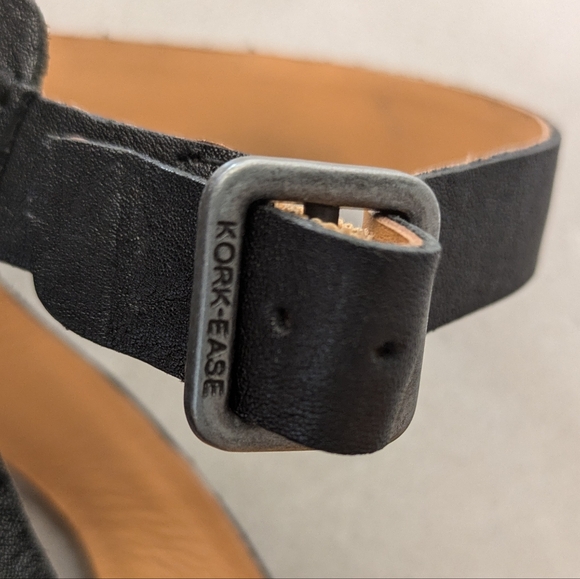 Kork Ease Audrina Sandal in Black Leather - Picture 8 of 10